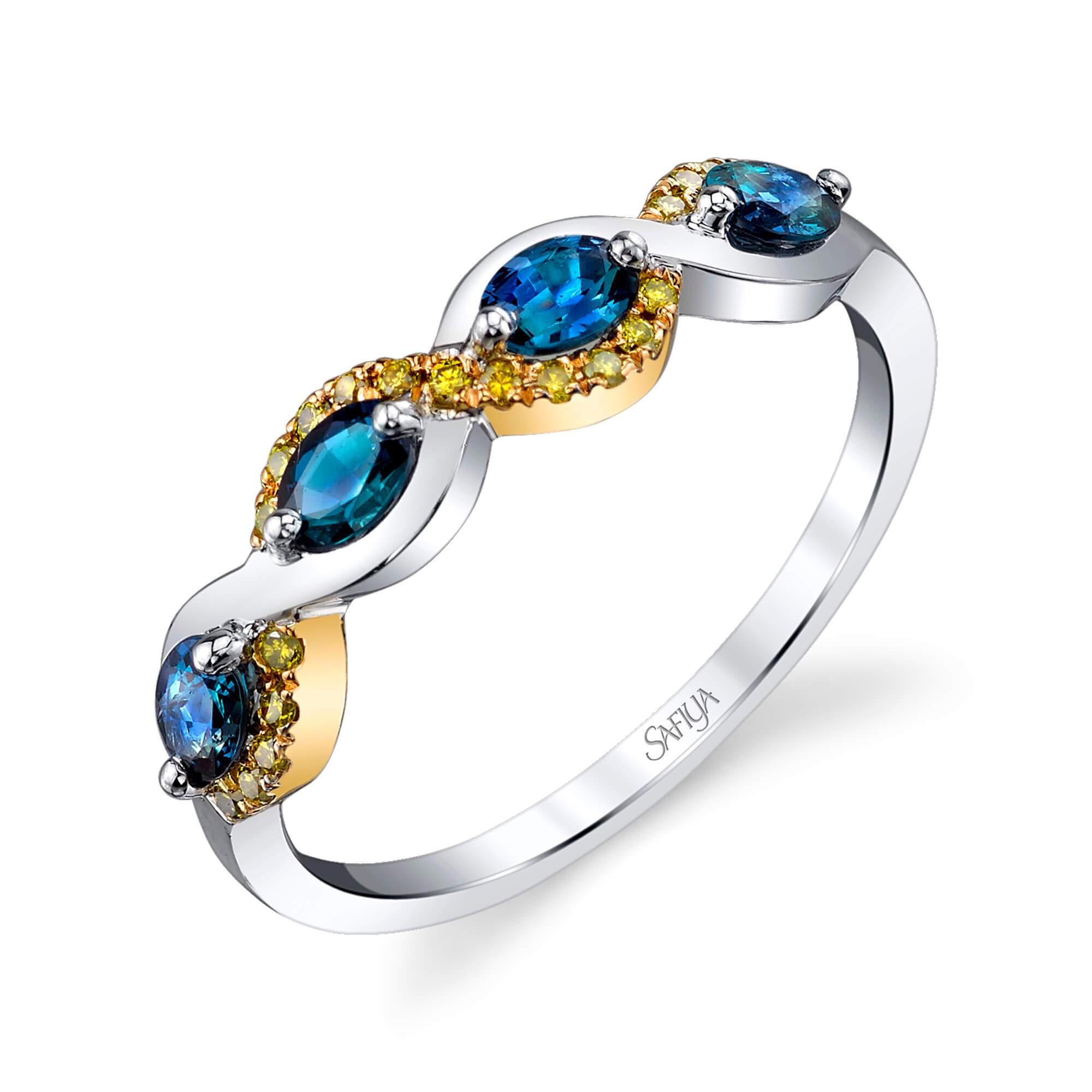 Pure Supremacy - 18K White Yellow Gold Alexandrite Ring