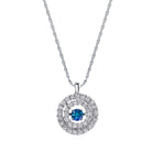 Graceful Moonlight - 14K White Gold Alexandrite Pendant